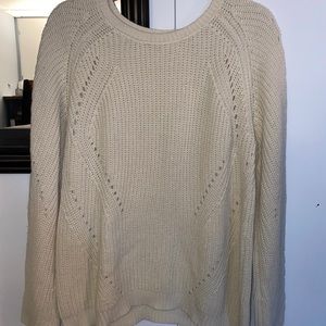 Tan cotton sweater